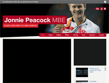 Tablet Screenshot of jonnie-peacock.com